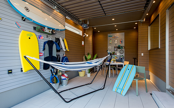 実用性の高い広い多目的スペース