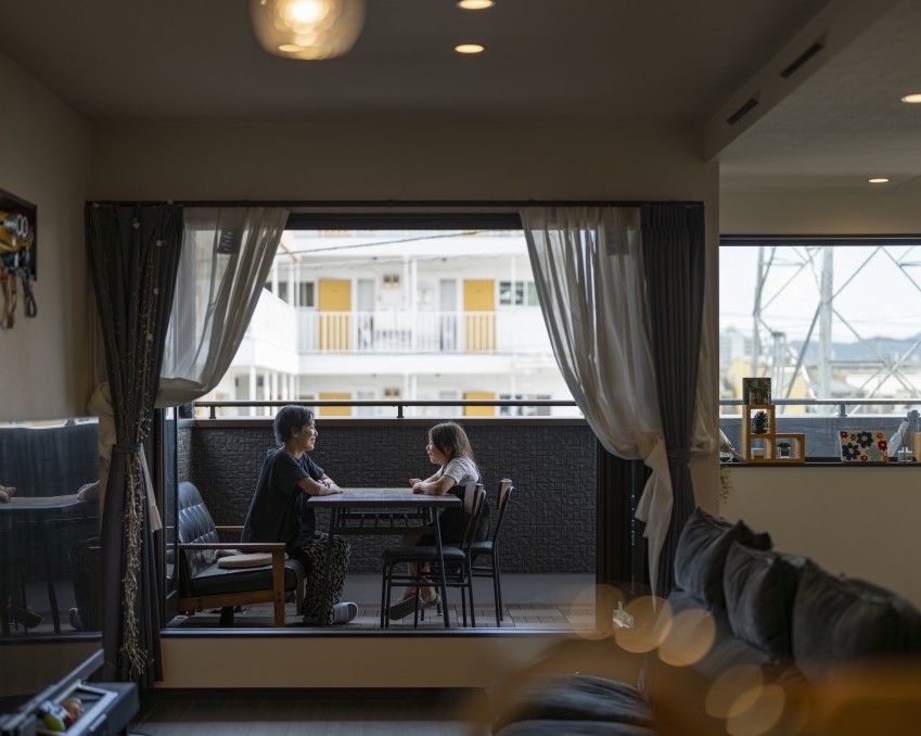 ベランダリビングで広がる家族時間